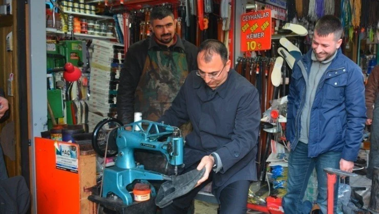 Vali Toprak esnafın sorunlarını dinledi