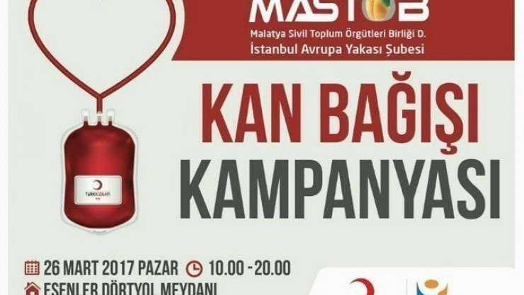 MASTÖB kan bağışı kampanyası başlattı