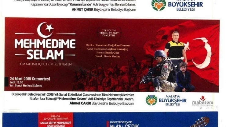 Büyükşehir Belediyesi'nden sanatsal etkinlikler
