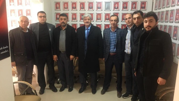 Aday Adayı Ekinci'den gazilere ziyaret