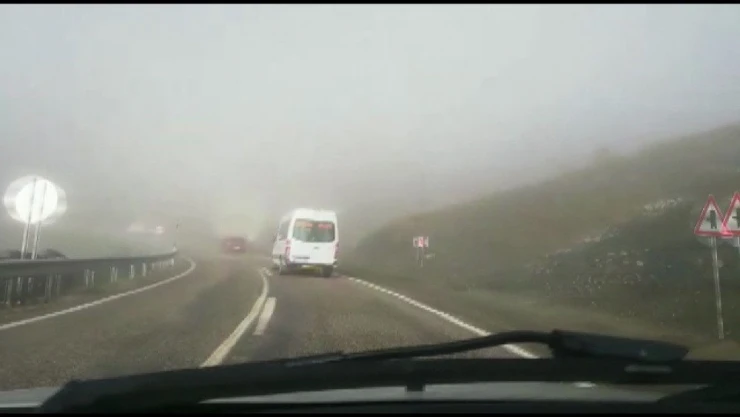 Malatya- Adıyaman karayolunda yoğun sis