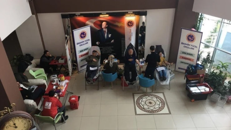 Özel İbrahim Yücel Okullarında kan bağışı