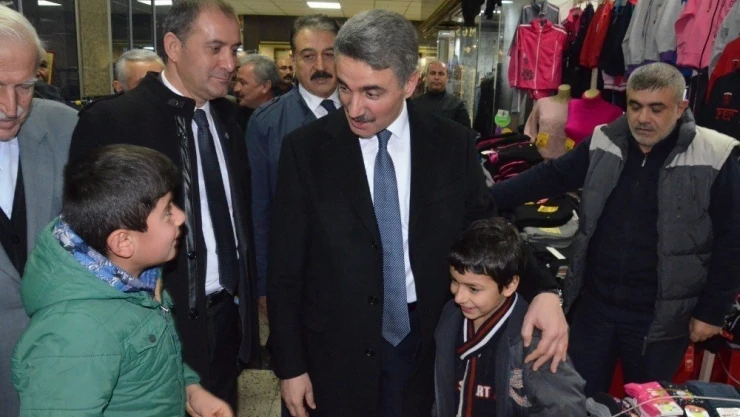 Vali Aydın Baruş'tan esnaf ziyaretleri