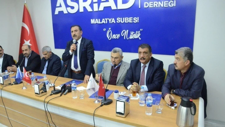 Başkan Gürkan, ASRİAD Malatya Şubesini ziyaret etti