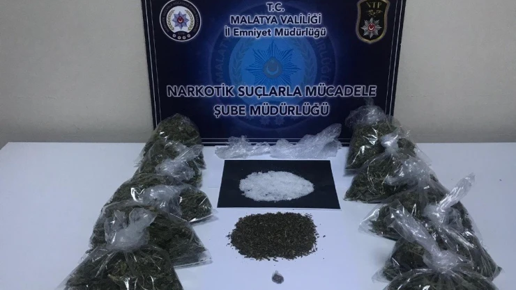 Malatya'da uyuşturucu tacirlerine darbe