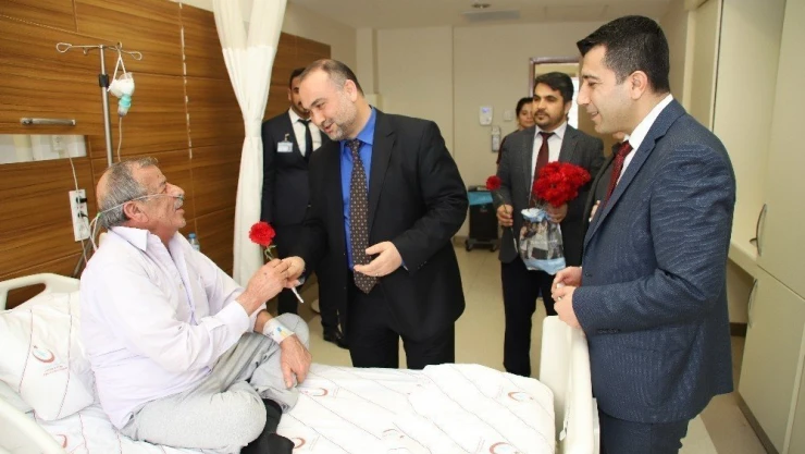 Müftülükten hastalara moral