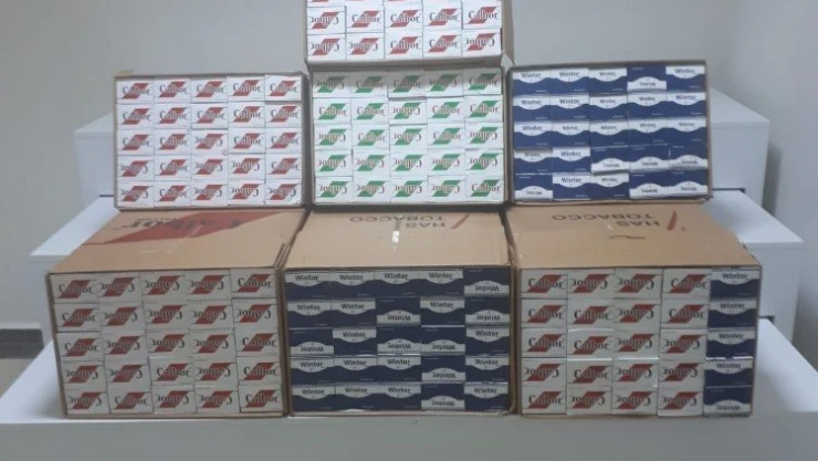 Elazığ'da sahte bandrollü 495 karton makaron ele geçirildi