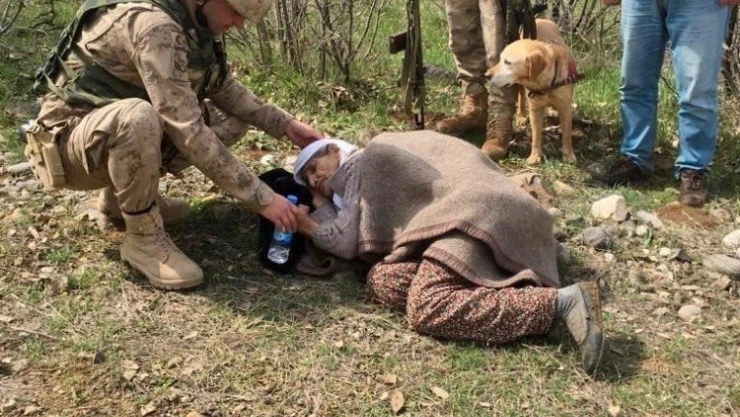 Elazığ'da kaybolan yaşlı kadın 16 saat sonra bulundu