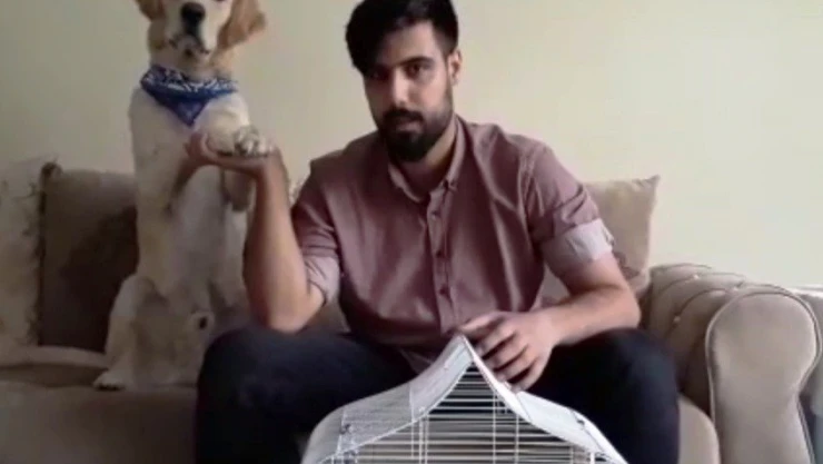 Köpeğinin gözüne dedorant sıkan gençten işkence açıklaması