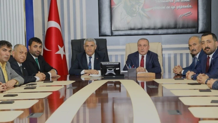 MHP'den Başkan Güder'e hayırlı olsun ziyareti