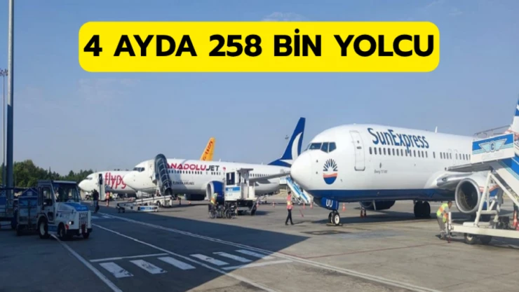 4 ayda 258 bin yolcu