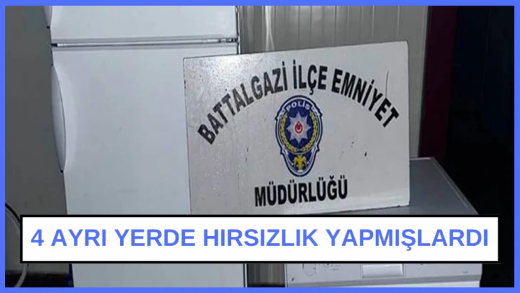 4 ayrı ikametten hırsızlık yapan 2 zanlı gözaltına alındı