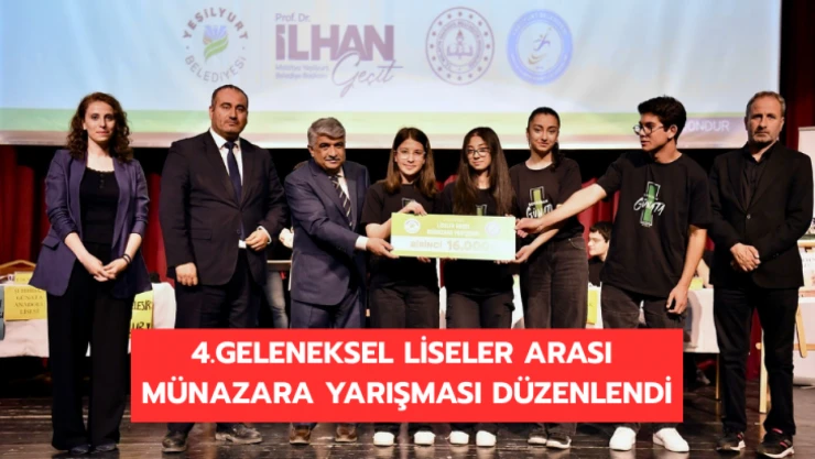 4. Geleneksel Liseler Arası Münazara Yarışması düzenlendi