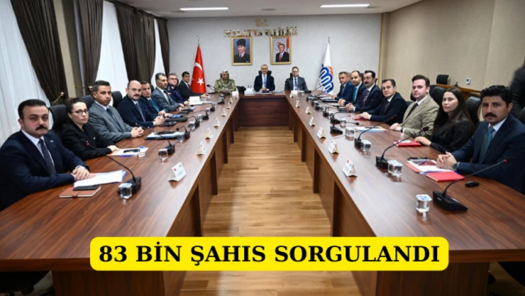 83 Bin Şahıs Sorgulandı