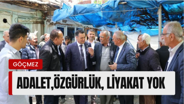 Adalet, özgürlük, liyakat yok!