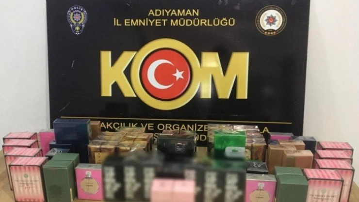 Adıyaman'da sahte parfüm ele geçirildi