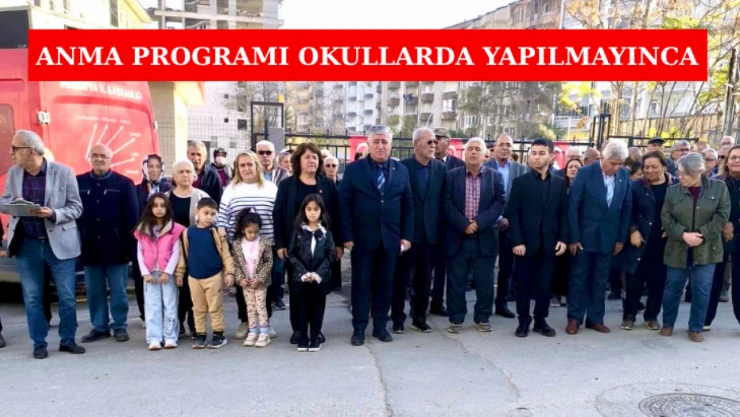 Anma programı okullarda yapılmayınca