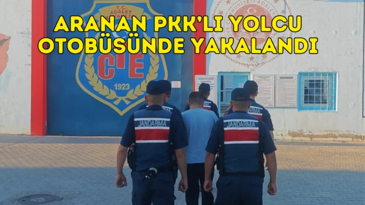 Aranan PKK'lı yolcu otobüsünde yakalandı