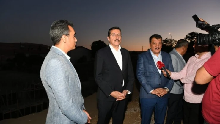 Spor kompleksi inşaatı devam ediyor