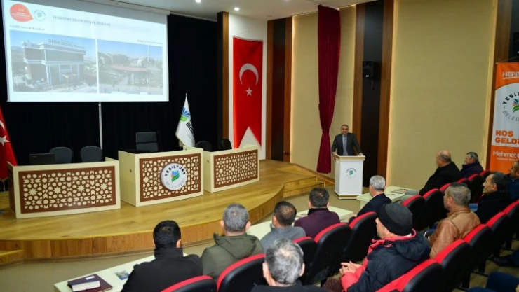 Başkan Çınar'a görsel sunum