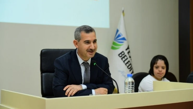 Başkan Çınar özel sporcuları ağırladı