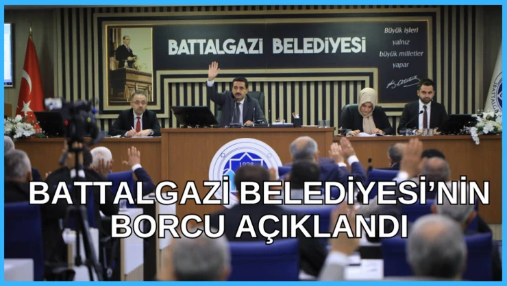 Battalgazi Belediyesi'nin borcu açıklandı