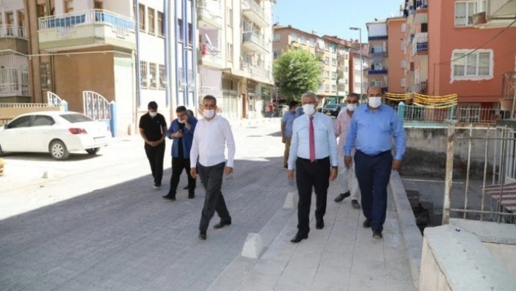 Battalgazi'de cadde ve sokaklar yenileniyor