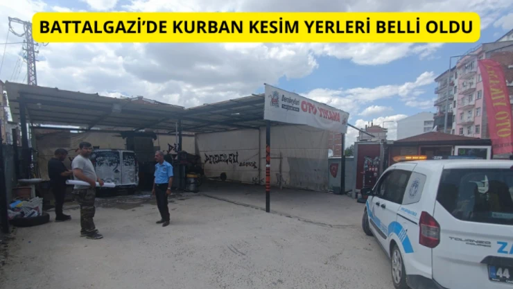 Battalgazi'de kurban kesim yerleri belli oldu