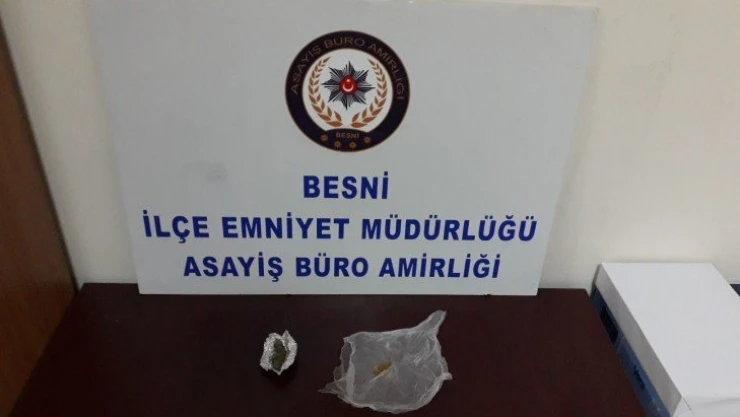 Besni'de uyuşturucu ele geçirildi