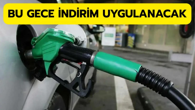 Bu gece indirim uygulanacak
