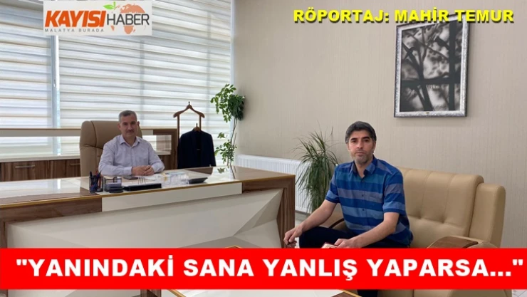 Çınar: Yanındaki arkadaşın sana yanlış yaparsa…