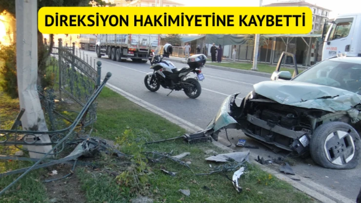 Direksiyon hakimiyetini kaybetti