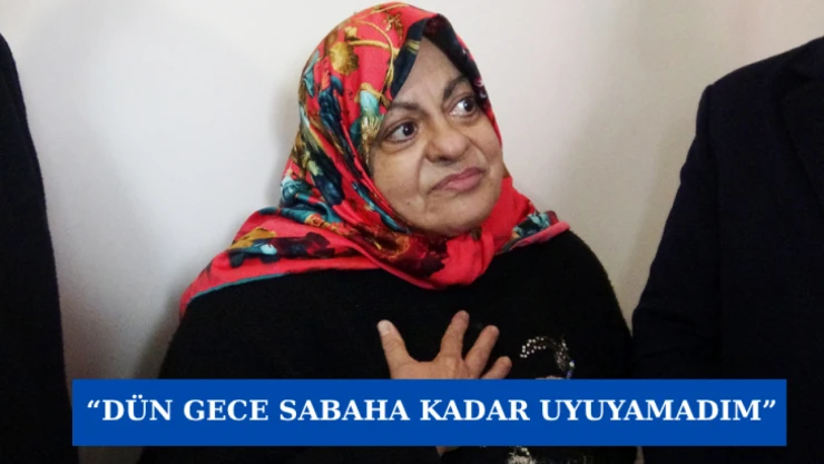 'Dün gece sabaha kadar uyuyamadım'
