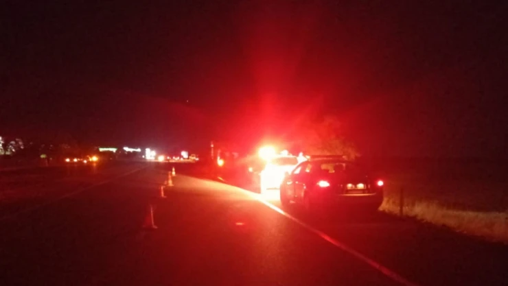 Emniyet şeridinde feci kaza: 2 yaralı