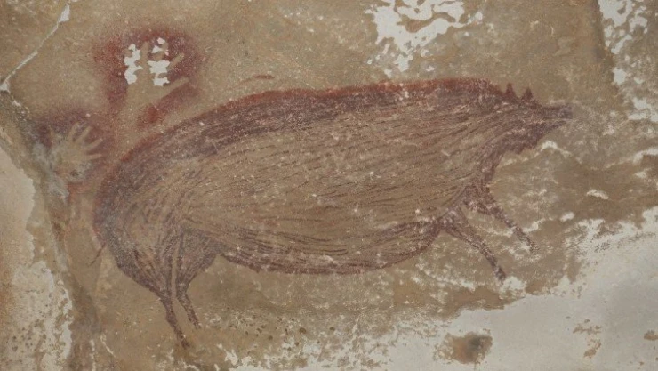 Endonezya'da dünyanın en eski mağara çizimi keşfedildi