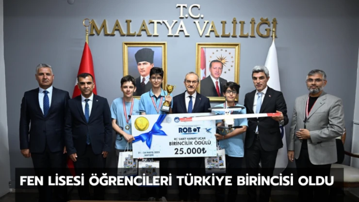 Fen lisesi öğrencileri Türkiye birincisi oldu