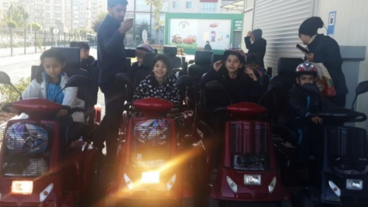 Çocuklara uygulamalı trafik eğitimi