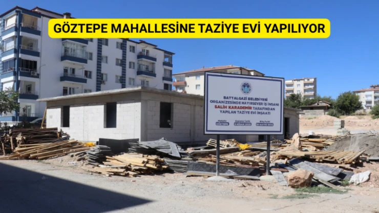 Göztepe Mahallesi'ne taziye evi