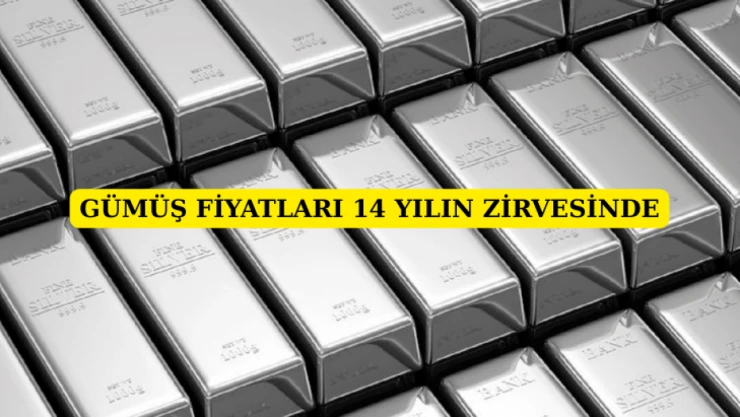 Gümüş fiyatları 14 yılın zirvesine yükseldi