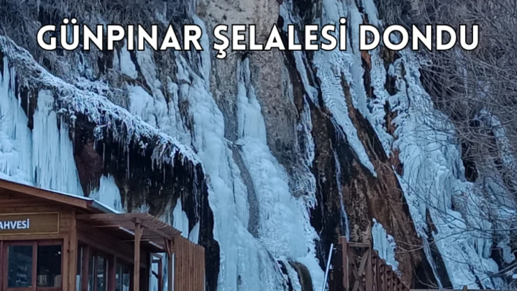 Günpınar Şelalesi Dondu