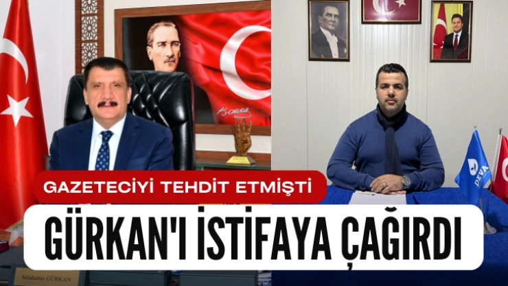 Gürkan'ı istifaya çağırdı!