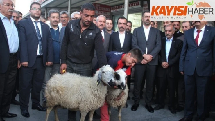 Harekata katılan Mehmetçik için kurban kesildi, dua edildi