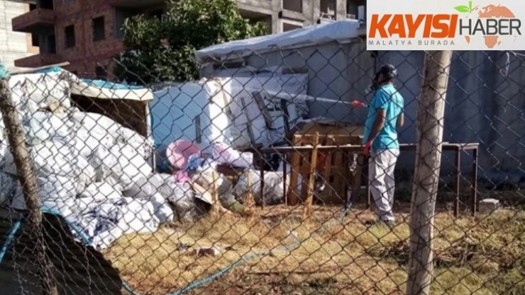 Haşereyle mücadele devam ediyor