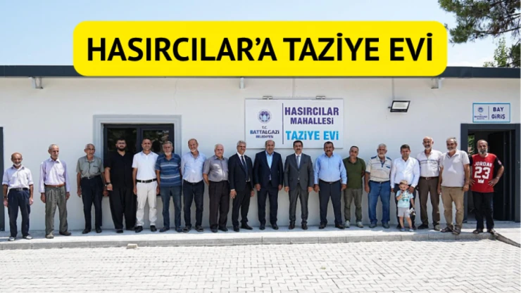 Hasırcılar'a yeni taziye evi