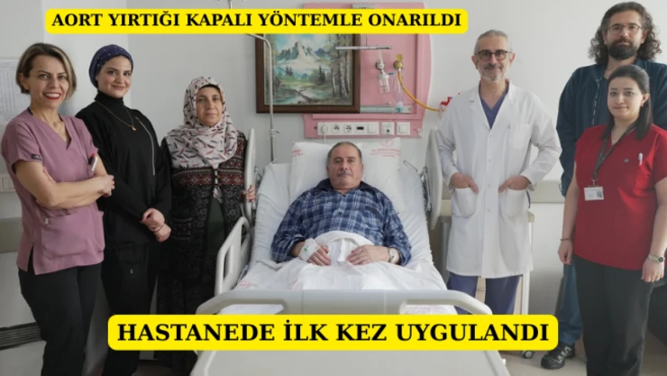 Hastanede ilk kez uygulandı