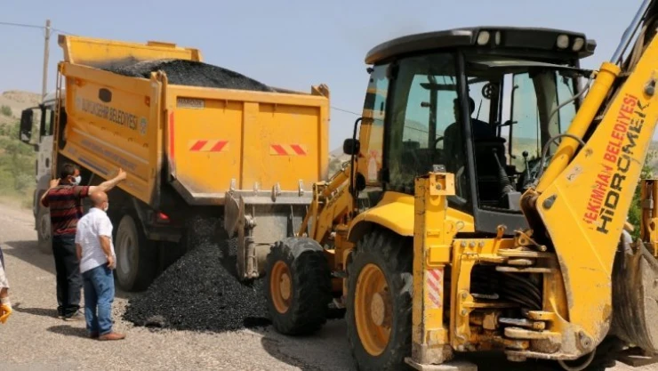 Hekimhan'da asfalt çalışmaları başladı