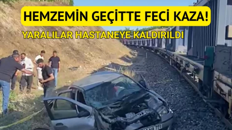 Hemzemin geçitte feci kaza