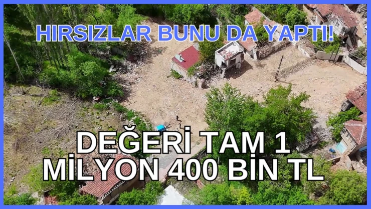 Hırsızlar bunu da yaptı!