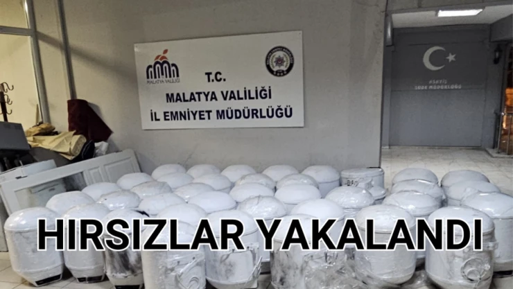 Hırsızlar yakalandı