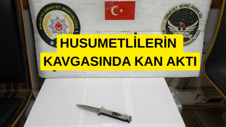 Husumetlilerin kavgasında kan aktı